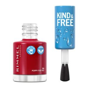 Rimmel KIND & FREE Vegan Nagellak 156 Poppy Pop Red - 6.29 euro