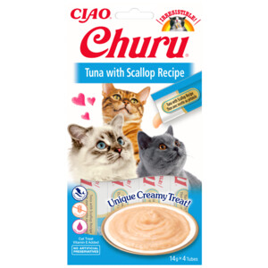Ciao Kattensnack Churu Tonijn - Sint Jacobsschelp 60 gr