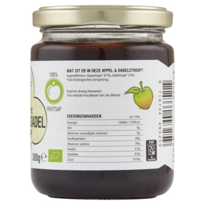 3x de Kleine Keuken Bio Appel & Dadelstroop - 13.44 euro