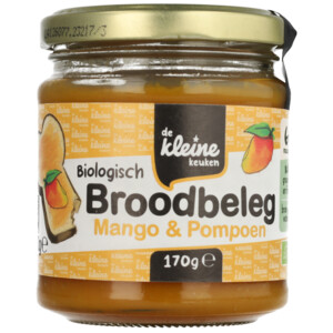 de Kleine Keuken Bio Mango en Pompoen Spread - 3.59 euro