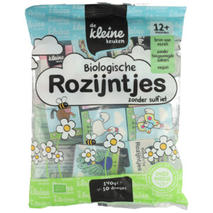 3x de Kleine Keuken Bio Rozijntjes - 10.57 euro