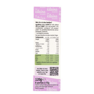 de Kleine Keuken Bio Haverkoekjes Wortel & Pompoen - 3.35 euro