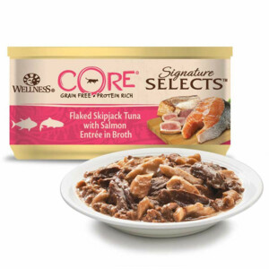 Wellness Core Kattenvoer Signature Selects Flaked 8-pack 8 x 79 gr