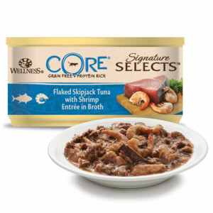 Wellness Core Kattenvoer Signature Selects Flaked 8-pack 8 x 79 gr