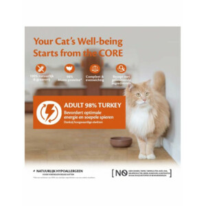 Wellness Core Kattenvoer 98% Recipe Kalkoen 85 gr