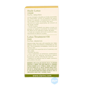 Clarins Lotus Treatment Gezichtsolie - 36.65 euro