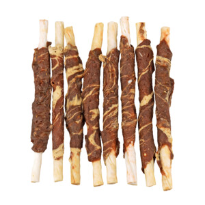 Braaaf Hondensnack Rol sticks Vlees & Vis 12 cm 80 gr