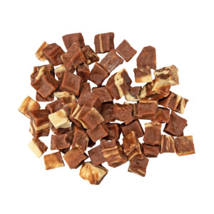 Braaaf Blokjes Hondensnack Rund Steak met Vis 85 gr