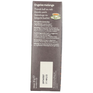 Piramide Biologische Theezakjes Engelse Melange - 2.69 euro