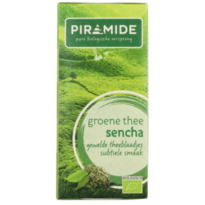 3x Piramide Biologische Groene Theezakjes Sencha - 8.8 euro