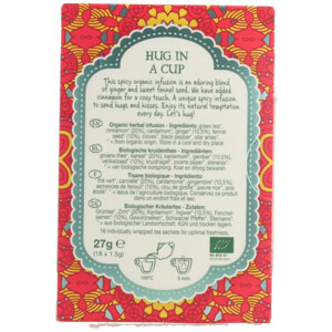 Natural Temptation Hug In a Cup Theezakjes Gember en Zoet Venkelzaad - 3.99 euro