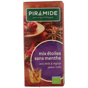 Piramide Biologische Theezakjes Sterrenmix Zonder Munt - 2.85 euro