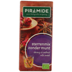 Piramide Biologische Theezakjes Sterrenmix Zonder Munt - 2.85 euro