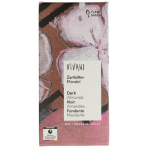 10x Vivani Chocoladereep Puur Amandelen - 28.77 euro