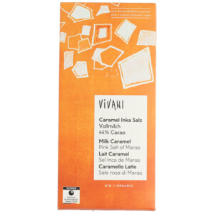 Vivani Chocoladereep Melk Karamel en Zout - 2.59 euro