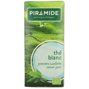3x Piramide Biologische Witte Theezakjes - 8.34 euro