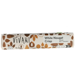 Vivani Chocoladereep Wit Nougat Crisp - 1.19 euro