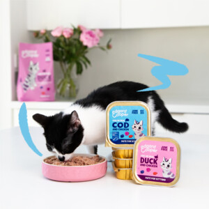 Edgard & Cooper Kattenvoer Kitten Pate Kabeljauw - Kip 85 gr