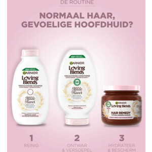 3x Garnier Loving Blends Milde Haver Conditioner - 15.36 euro
