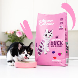 Edgard & Cooper Kattenvoer Kitten Eend - Kip 325 gr