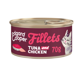 24x Edgard & Cooper Kattenvoer Fillets Tonijn - Kip - 43.65 euro