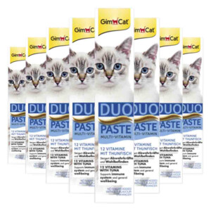 8x GimCat Multi-Vitamin Duo-Pasta Tonijn & Vitamines