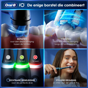 Oral-B Elektrische Tandenborstel iO 5 Duo Zwart & Wit - 349.99 euro