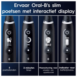 Oral-B Elektrische Tandenborstel iO 6 Duo Zwart & Roze - 214.99 euro