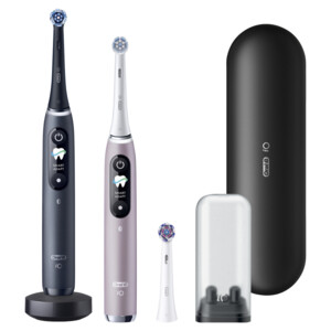 Oral-B Elektrische Tandenborstel iO 9 Duo Zwart & Roze - 295 euro