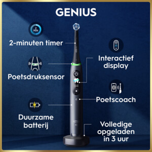 Oral-B Elektrische Tandenborstel iO 9 Duo Zwart & Roze - 295 euro