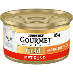 24x Gourmet Gold Kattenvoer Nat Hartig Torentje Rund - 19.99 euro