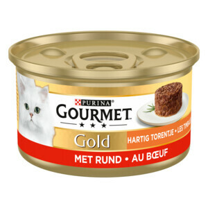 24x Gourmet Gold Kattenvoer Nat Hartig Torentje Rund - 19.99 euro
