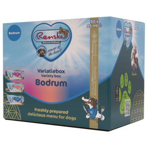 Renske Vers Variatiebox Hondenvoer Nat  Bodrum 30 x 95 gr