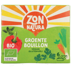 Zonnatura Groentebouillon Tabletten  Biologisch - 1.75 euro