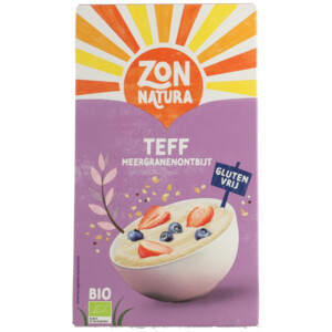 3x Zonnatura Teff Oergranenontbijt Meergranen Biologisch - 13.15 euro