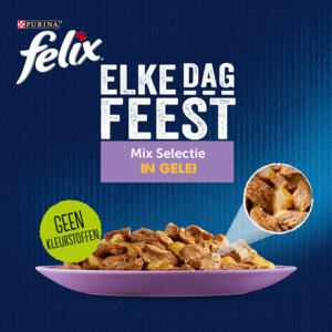 Felix Elke Dag Feest Mix Selectie in Gelei 80 x 85 gr