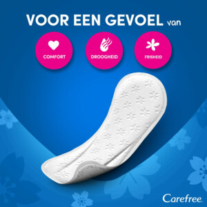 3x Carefree Cotton Feel Flexiform Small / Medium - 14.39 euro