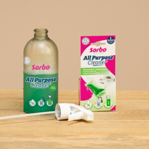 Sorbo Fles + Sachet Allesreiniger - 3.89 euro