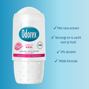 Odorex Deodorant Roller Sweet Rose - 4.39 euro