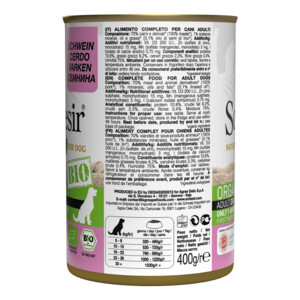 Schesir Hondenvoer Bio Varken 400 gr