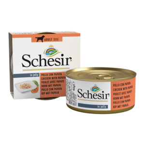 Schesir Hondenvoer Kip - Papaya 150 gr