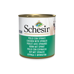 Schesir Hondenvoer Kip Spinazie in Gelei