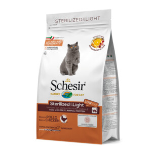 Schesir Kattenvoer Dry Sterilized Kip 400 gr
