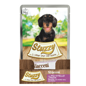 24x Stuzzy Hond Shreds Kalf - Pasta 100 gr