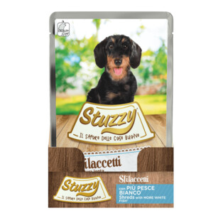 24x Stuzzy Hond Shreds Vis 100 gr