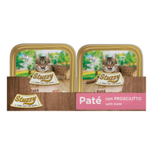 32x Stuzzy Kattenvoer Paté Ham 100 gr