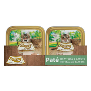 32x Stuzzy Kattenvoer Paté Kalf - Wortel 100 gr