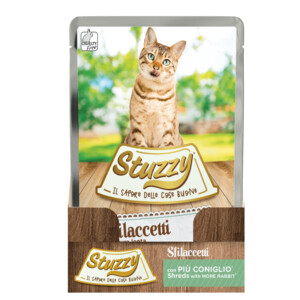 24x Stuzzy Kat Shreds Konijn 85 gr