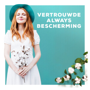 Always Maandverband Bio Cotton Protection Ultra Normal met Vleugels - 3.09 euro