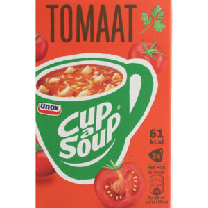 12x Unox Cup-a-Soup Tomaat - 19.99 euro